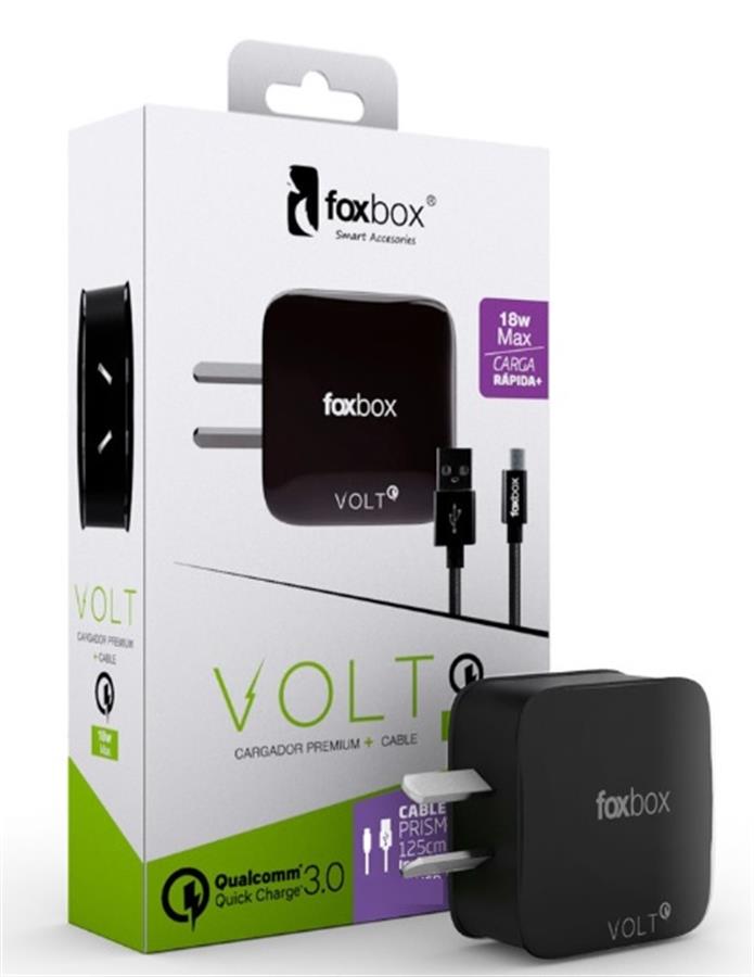 Cargador Volt 3.1 A Tipo C Foxbox