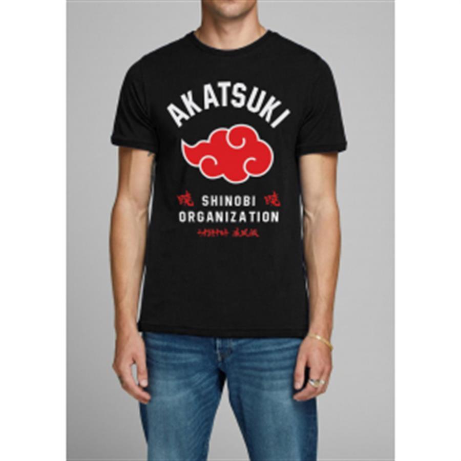 Remera naruto akatsuki shinobi organ negra "XXL"