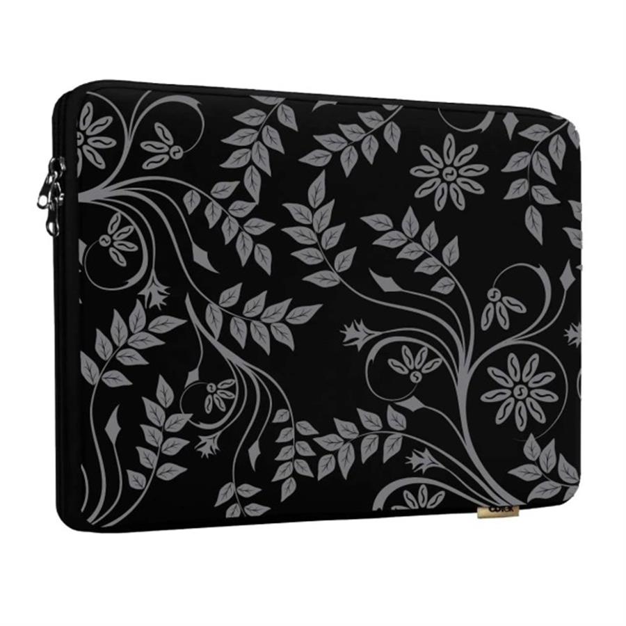 Funda Notebook 15.6" Neoprene Estampado Negro