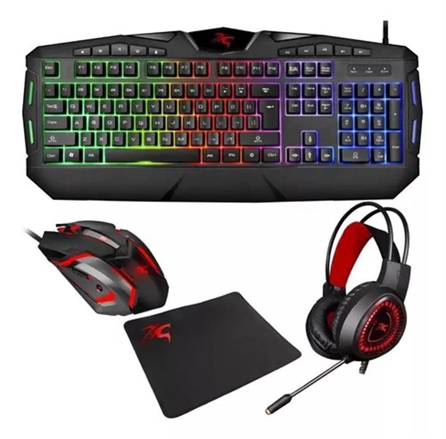 Combo Gamer 4 en 1 Sentey Teclado+Mouse+Auricular GS-5790