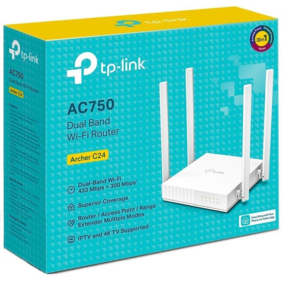 Router Tp - Link Archer C24  AC750