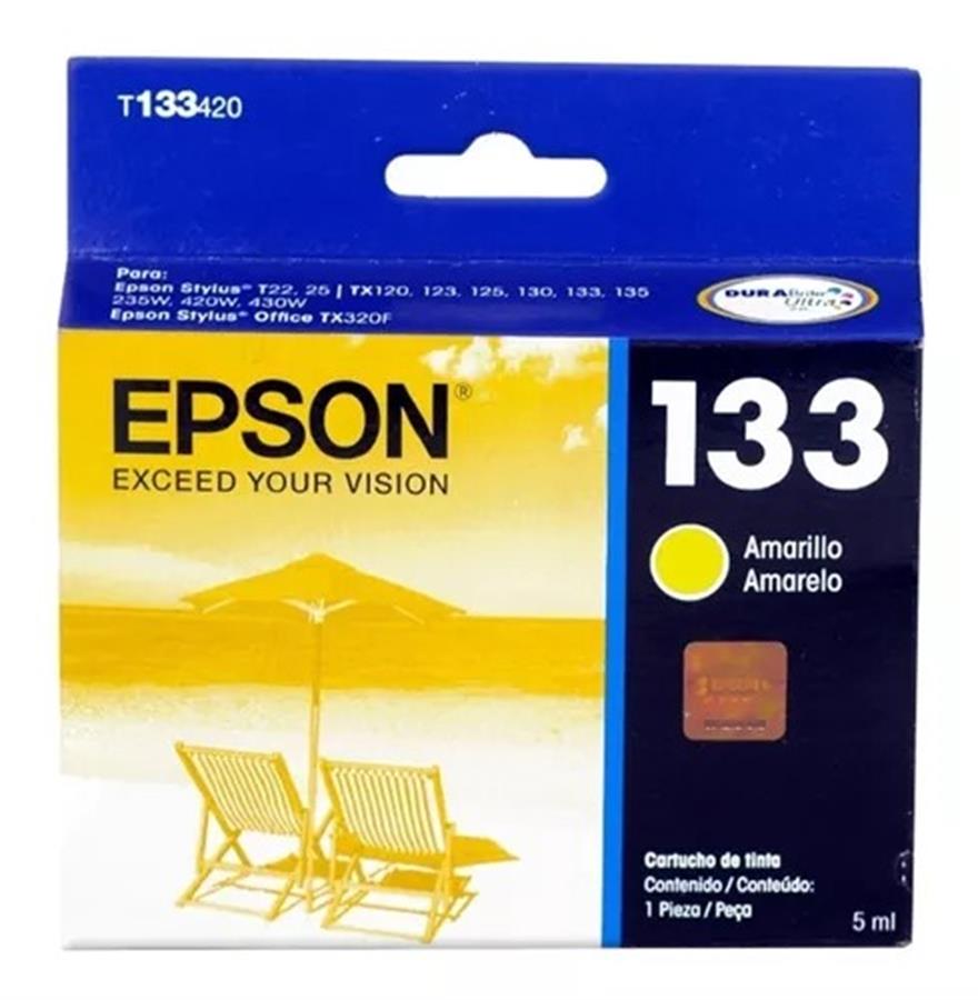 Cartucho Epson 133 Original amarillo