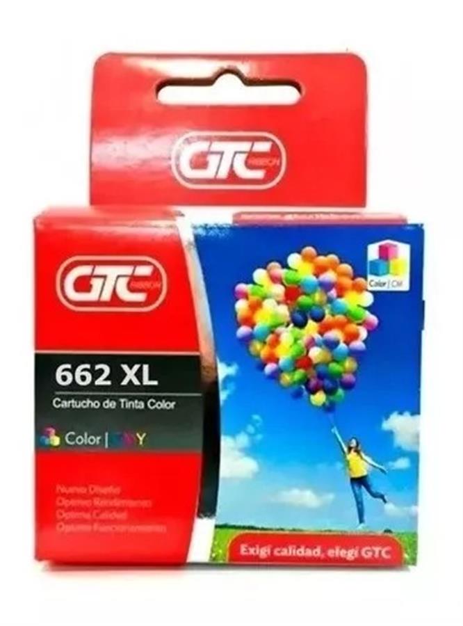 Cartucho GTC 662  ALTERNATIVO Color  XL