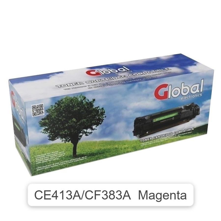 Tóner Global alternativo HP CE413A/CF383A  Magenta