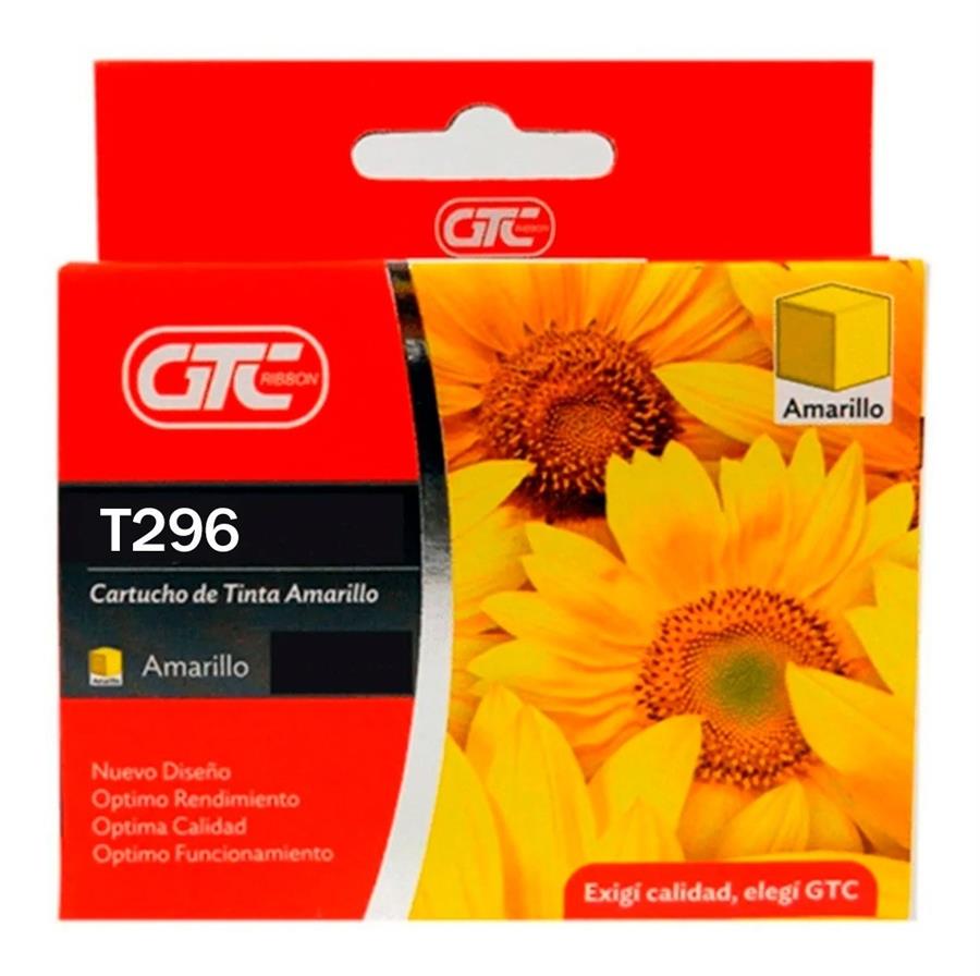 Cartucho GTC 296 alternativo amarillo