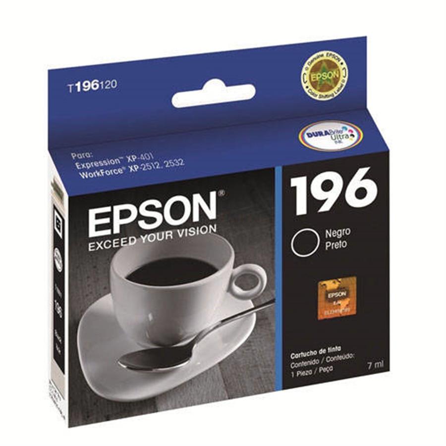 Cartucho Epson 196 Original Negro