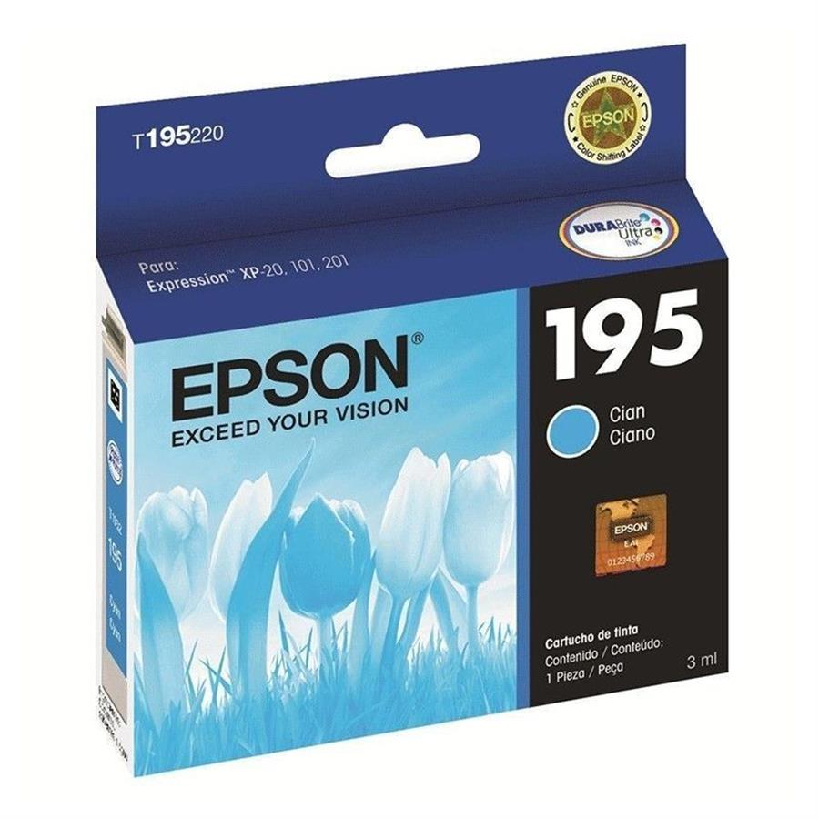 Cartucho Epson 195 original Cyan