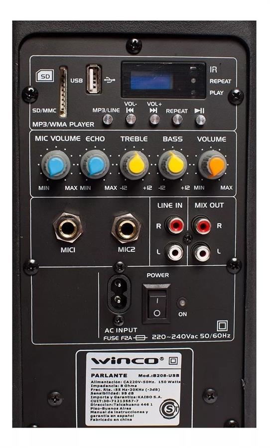 Parlante Winco W210
