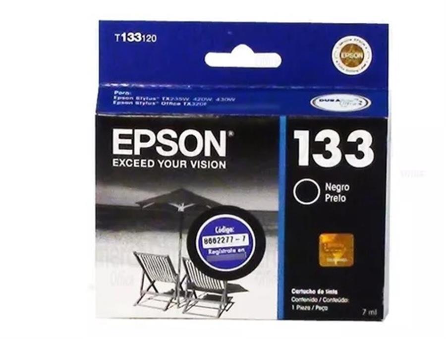 Cartucho Epson 133 Original Negro