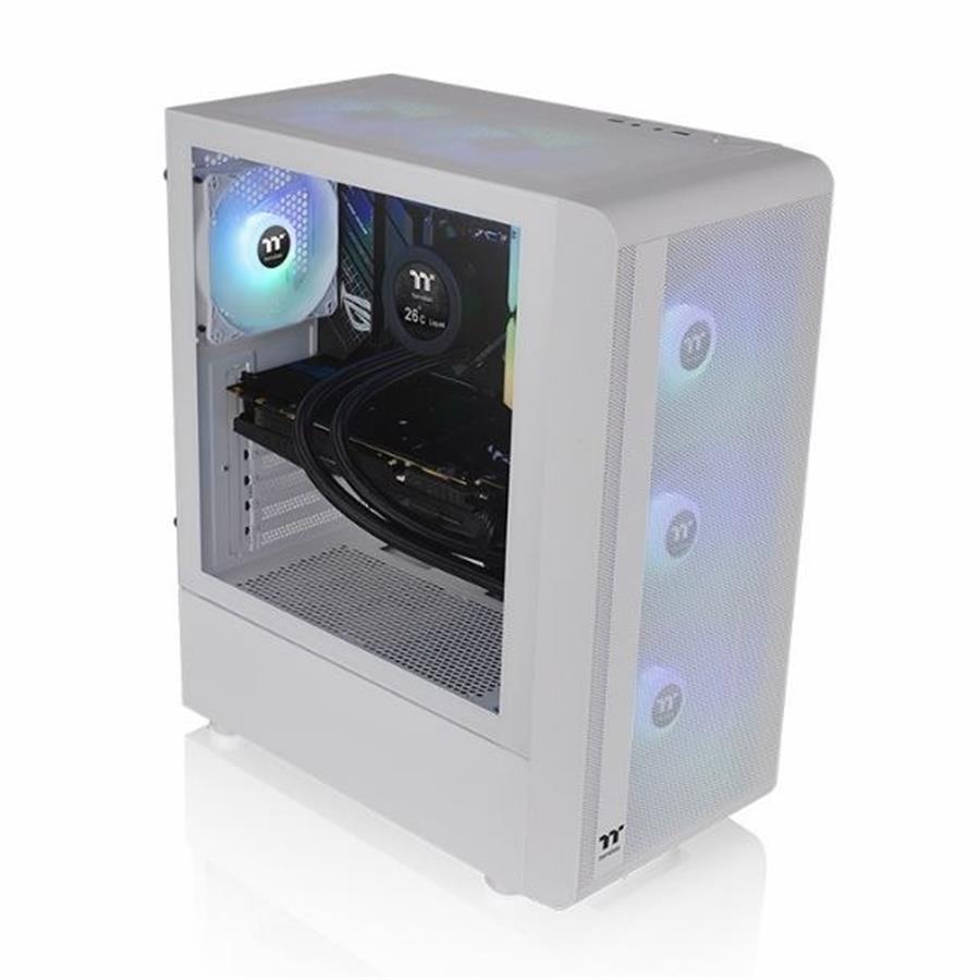 GABINETE THERMALTAKE S200 TG SNOW WHITE TEMPERED GLASS