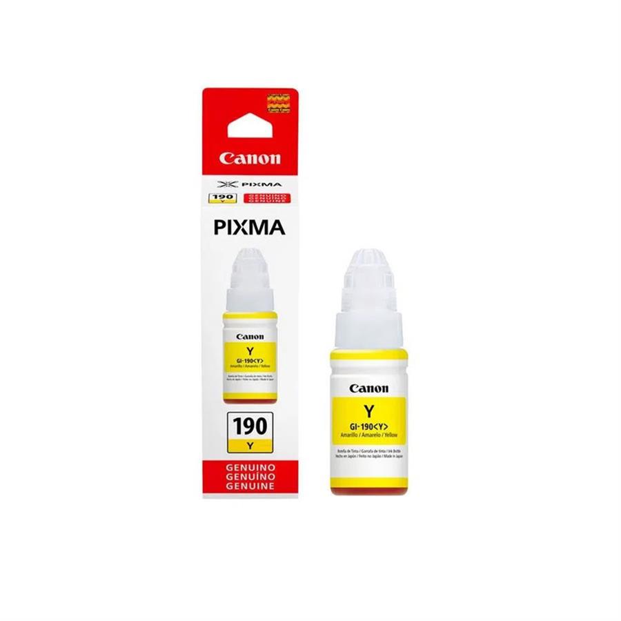 Tinta Canon Pixma 190 Amarillo