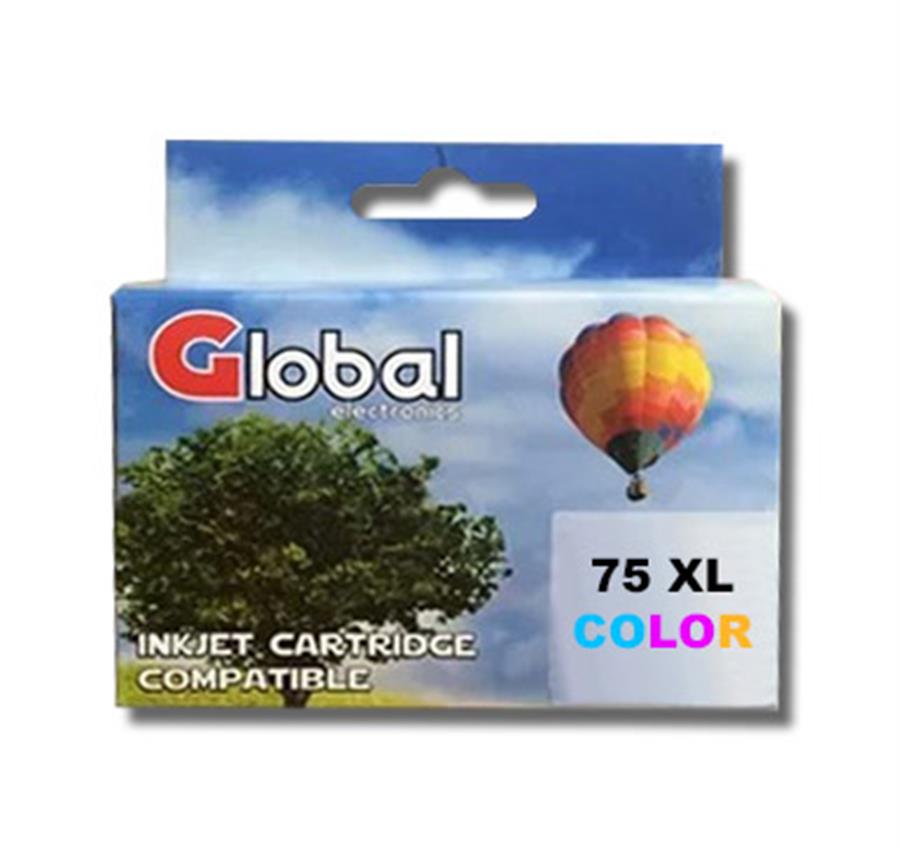 Cartucho Global 75XL ALTERNATIVO TRICOLOR