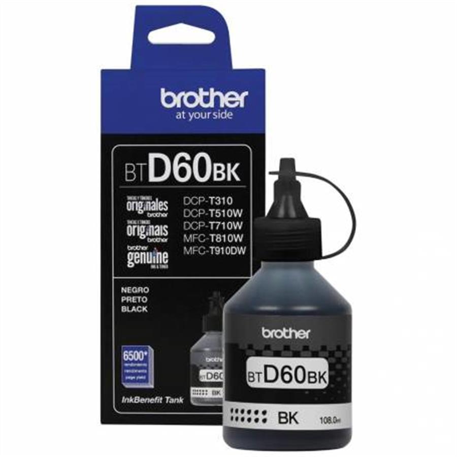 Tinta Brother D60BK ORIGINAL Negro