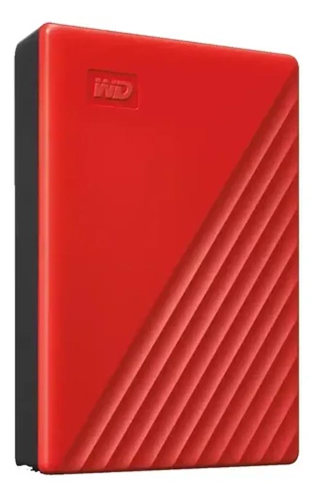 Disco duro portatil WD My Passport 4TB USB 3.2 Rojo