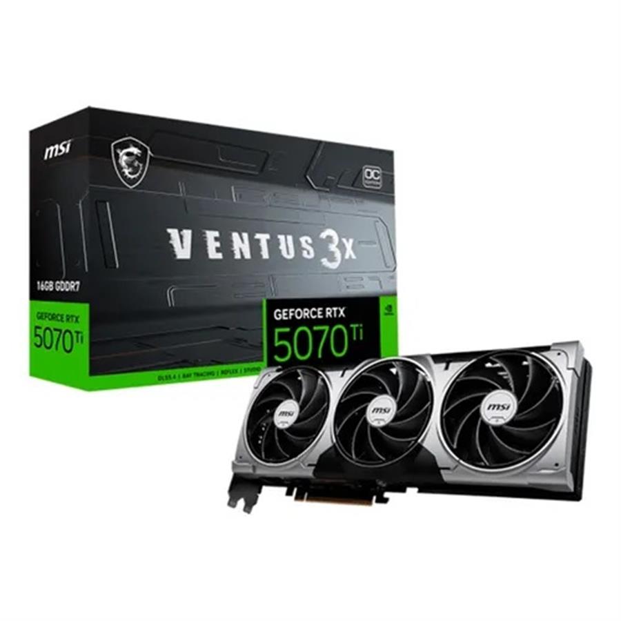 Placa MSI GeForc RTX 5070 Ti 16G VENTUS 3X OC