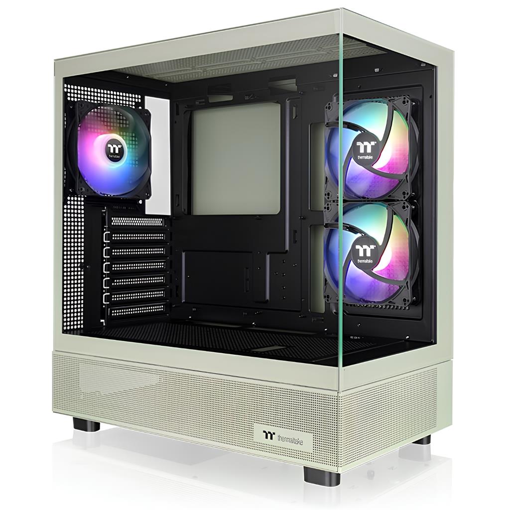 Gabinete TT View 270 Plus Mid-Tower TG x2 Fan ARGB x3 Matcha Green (4205)