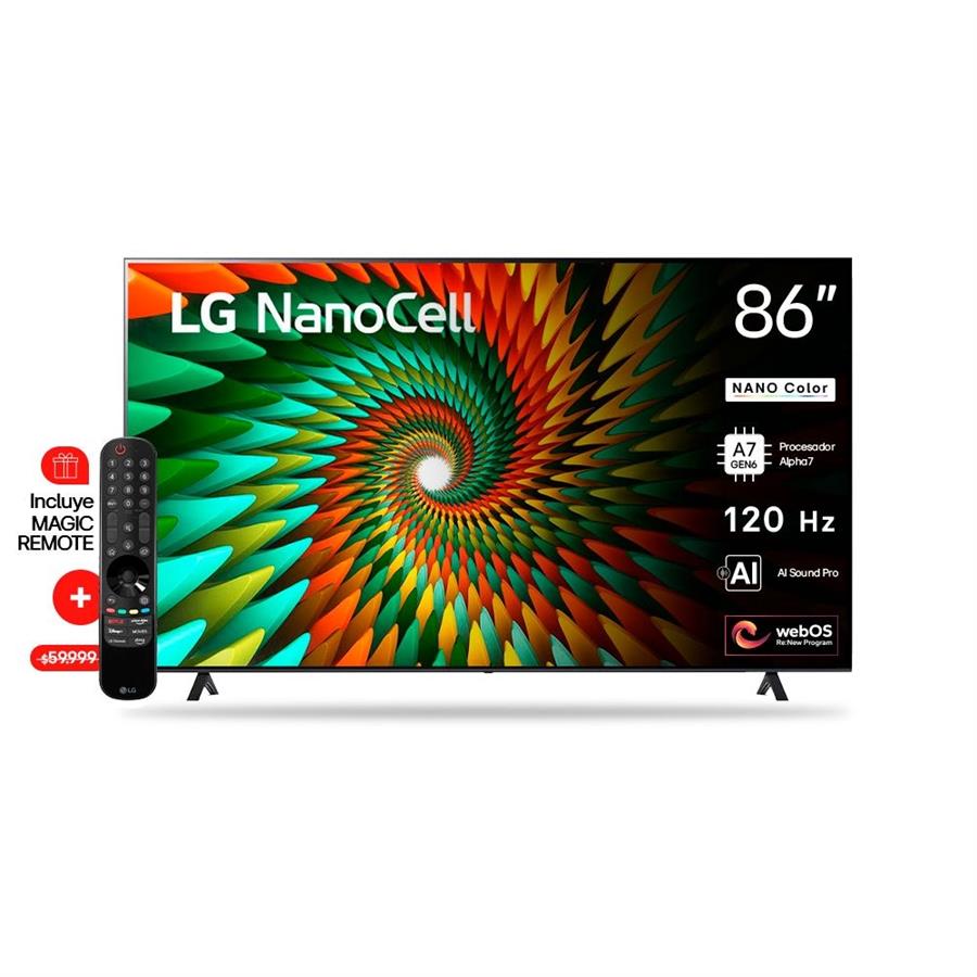 TELEVISOR LG 86NONO80 UHD 4K NANO CELL 86"