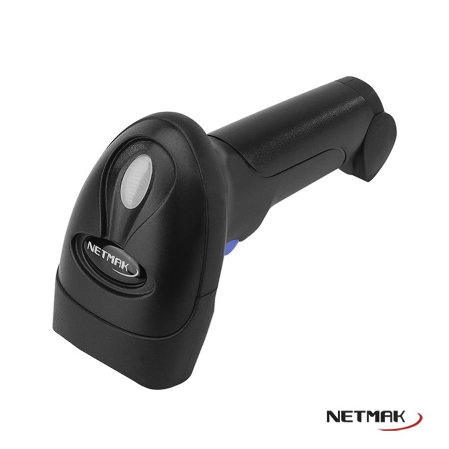 Lector De Codigo De Barras y QR 1D-2D Inalambrico Netmak (NM-LC308)