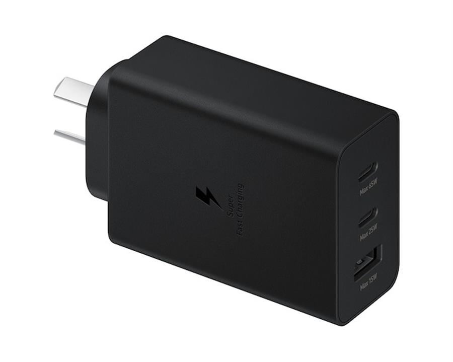 Cargador USB-C 60W con Carga Rápida Samsung Original 1 entrada Usb 2 entradas Tipo C