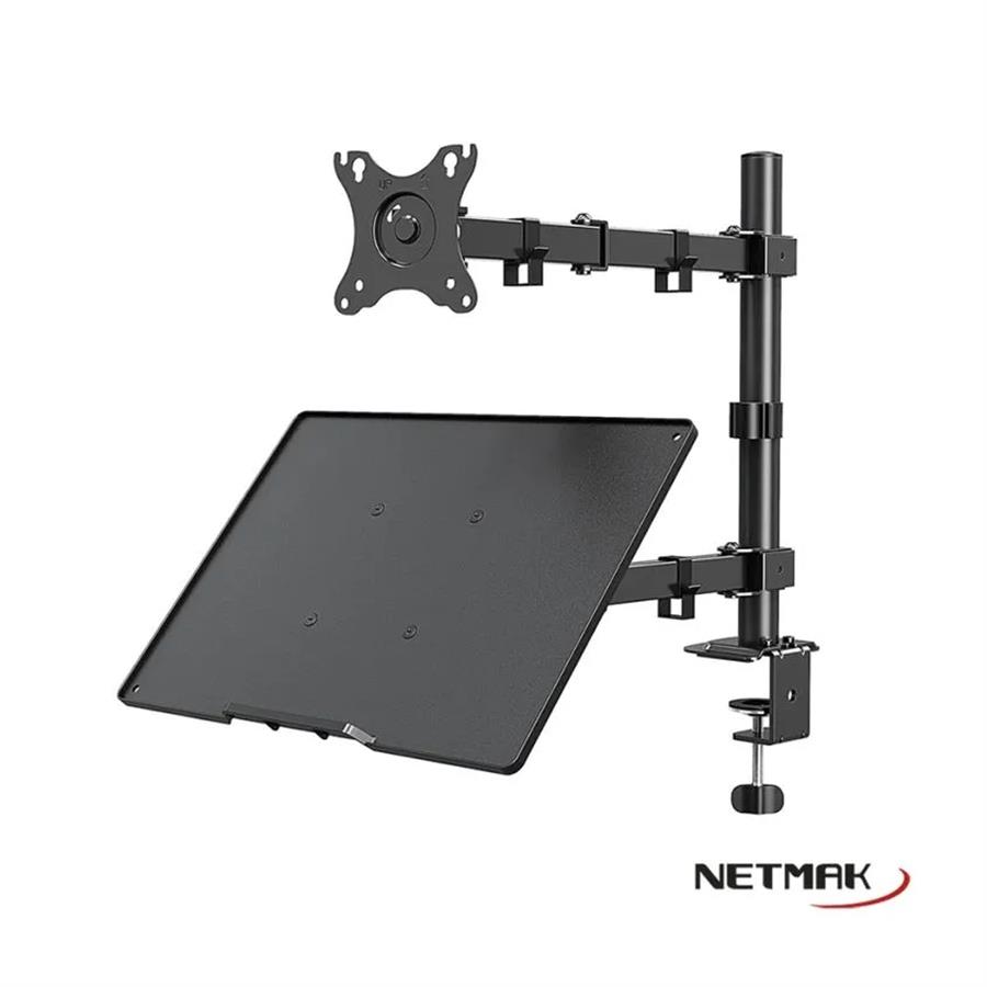 Soporte elevador de Monitor 13-32" y Notebook NM-ST26
