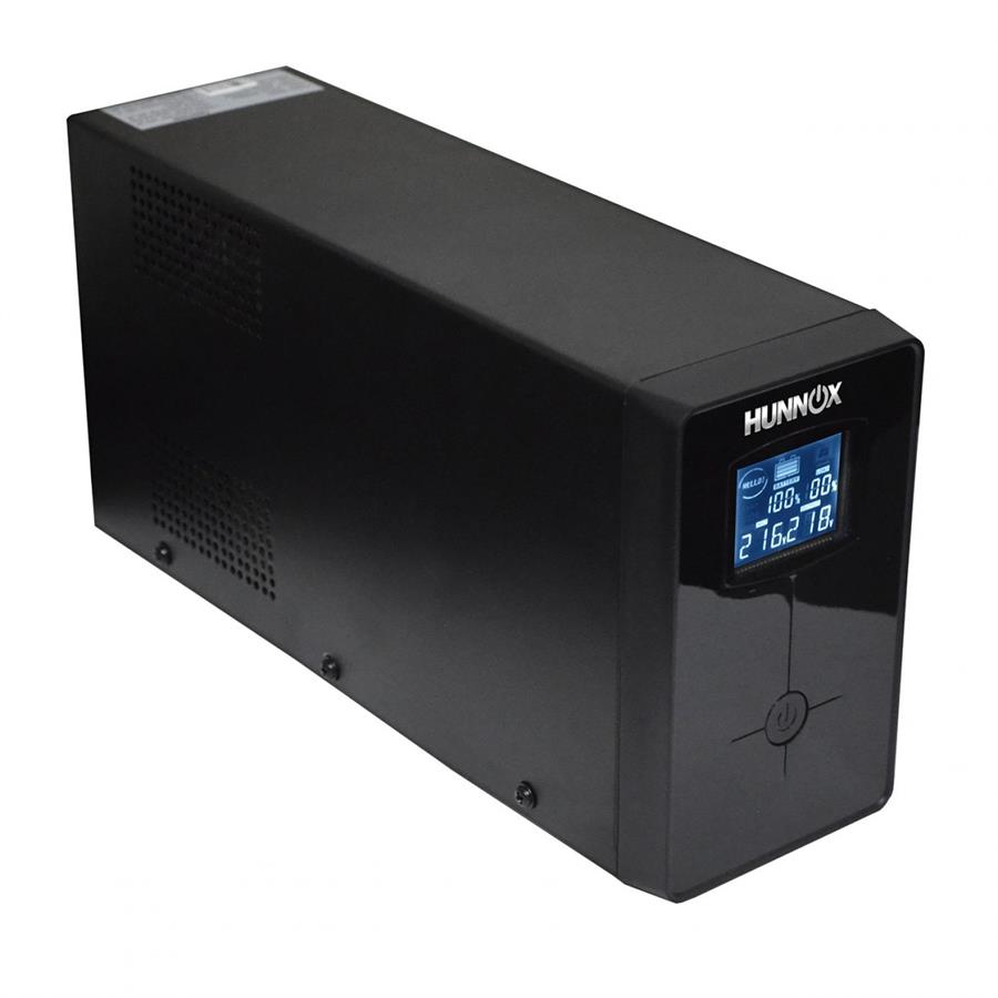 Ups Y Estabilizador Hunnox 650VA Metal Lcd con Usb HUNNOX-650VA