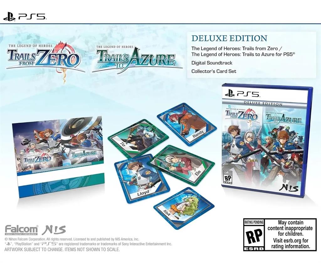 THE LEGEND OF HEROES TRAIL FROM ZERO AND TRAILS TO AZURE DELUXE ED PS5 FISICO