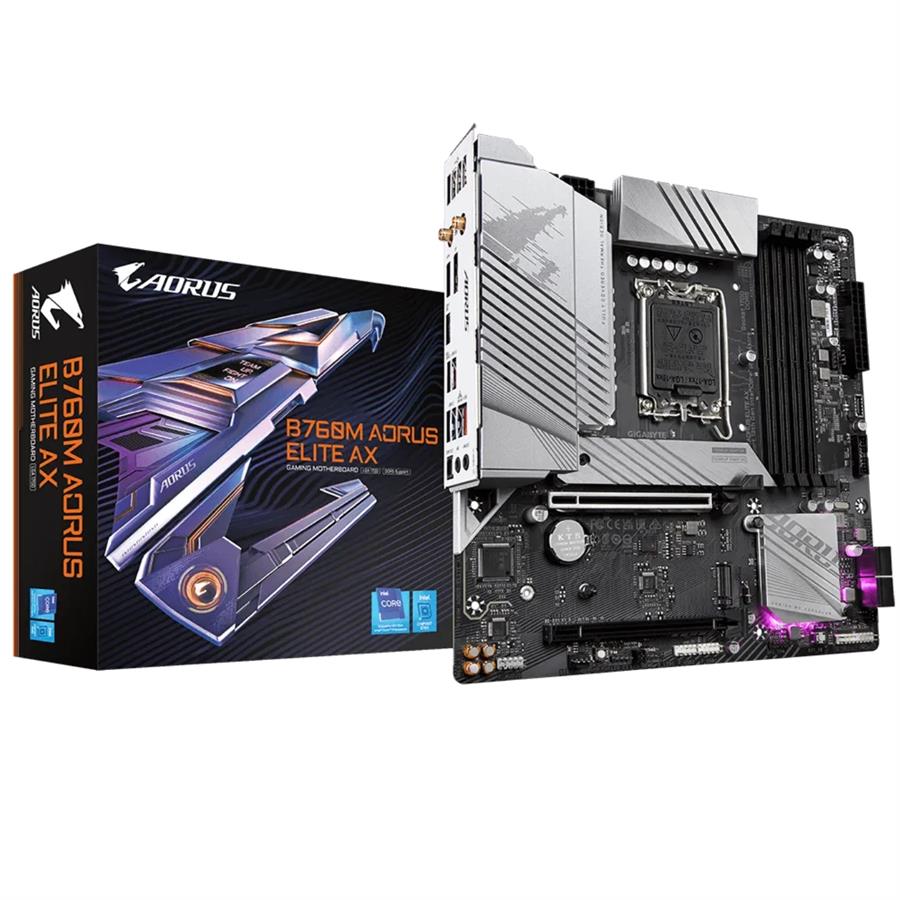 Mother Gigabyte (Lga1700) B760M Aorus Elite AX 1.3