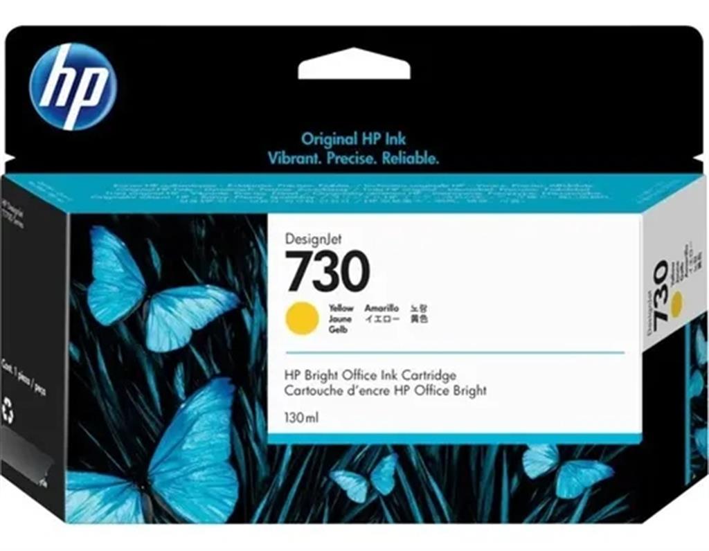 Cartucho de Tinta Plotter HP 730 Amarillo 130ML
