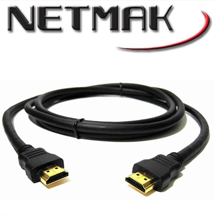 Cable HDMI 4K M/M 1.5 Mts V2.0 Netmak (NM-C98)