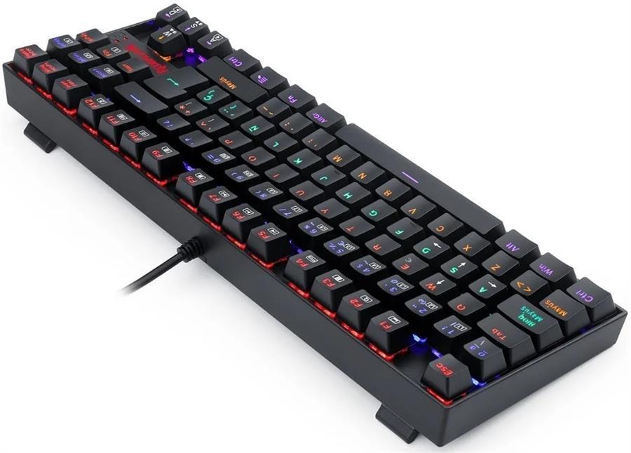 Teclado Redragon Kumara 2 K552 Rainbow Negro