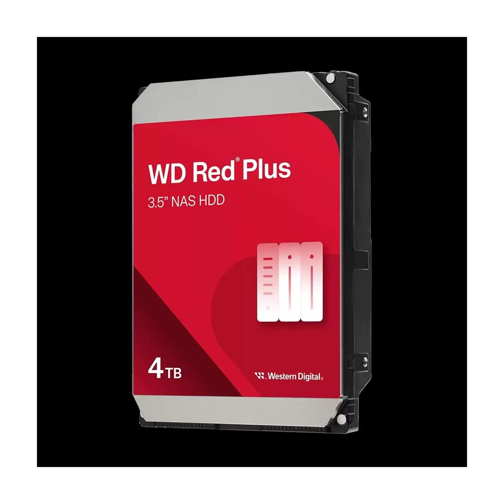 Disco Interno HDD WESTERN DIGITAL Red Plus 4TB 3.5" SATA 3.0 5400rpm