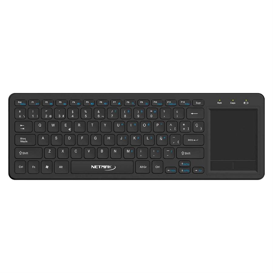 Teclado Inalambrico Smart Tv con Touch Netmak (NM-KB910)