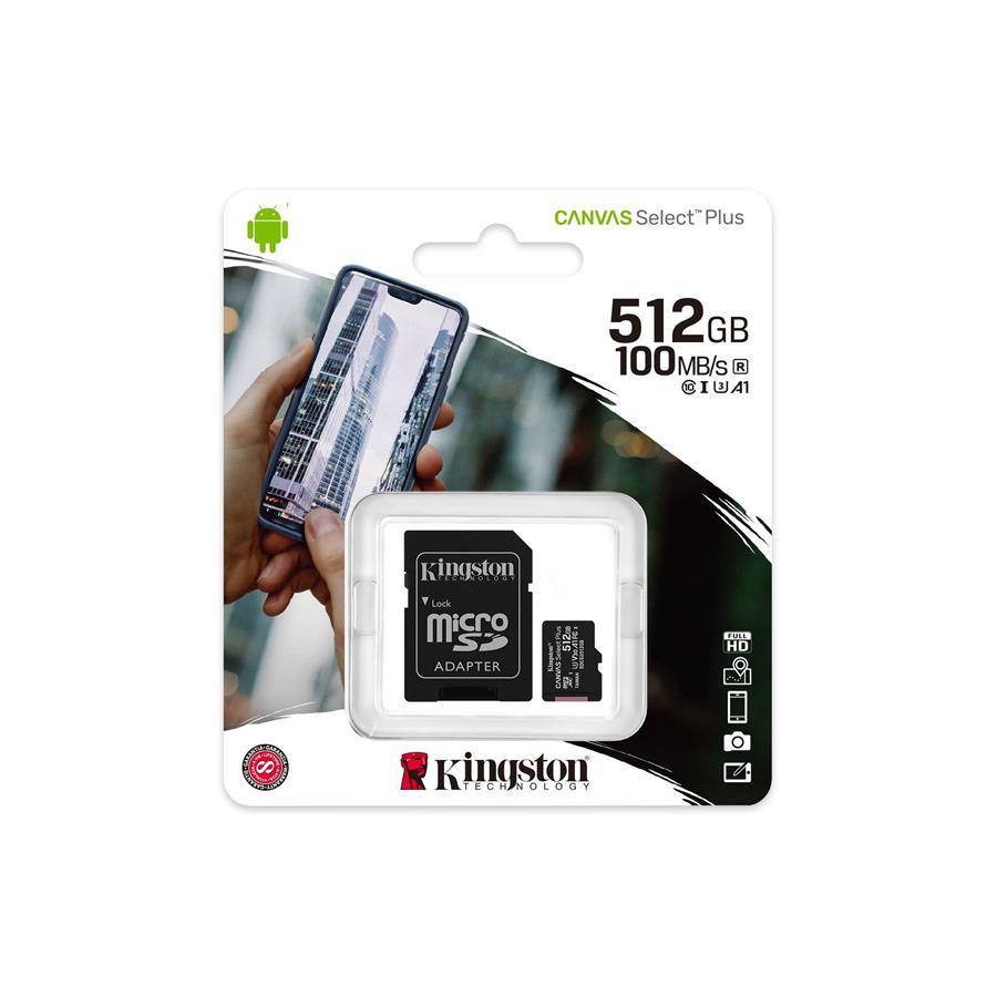 Memoria Micro SD 512GB Canvas Select Plus