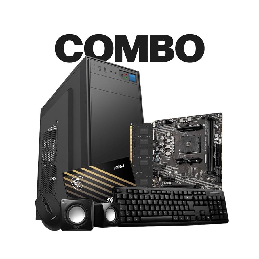 Pc Kelyx Kit 728-20 / MB MSI A520 / Mem Hiksemi 16G 3200 Hiker / SSD MSI 480G