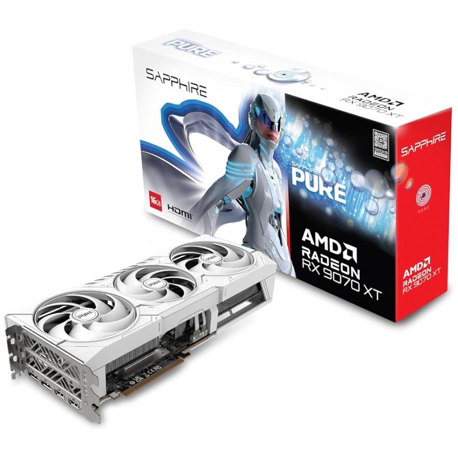 Placa De Video Sapphire Pure RX 9070 XT OC 16GB