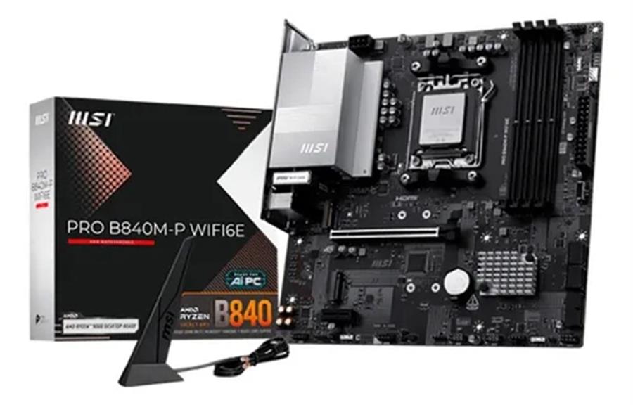 Motherboard MSI PRO B840M-P WIFI6E AM5 DDR5
