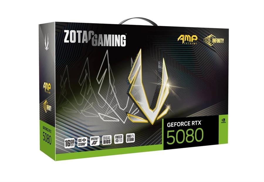 Placa De Video Zotac RTX 5080 AMP Extreme Infinity 16GB GDDR7