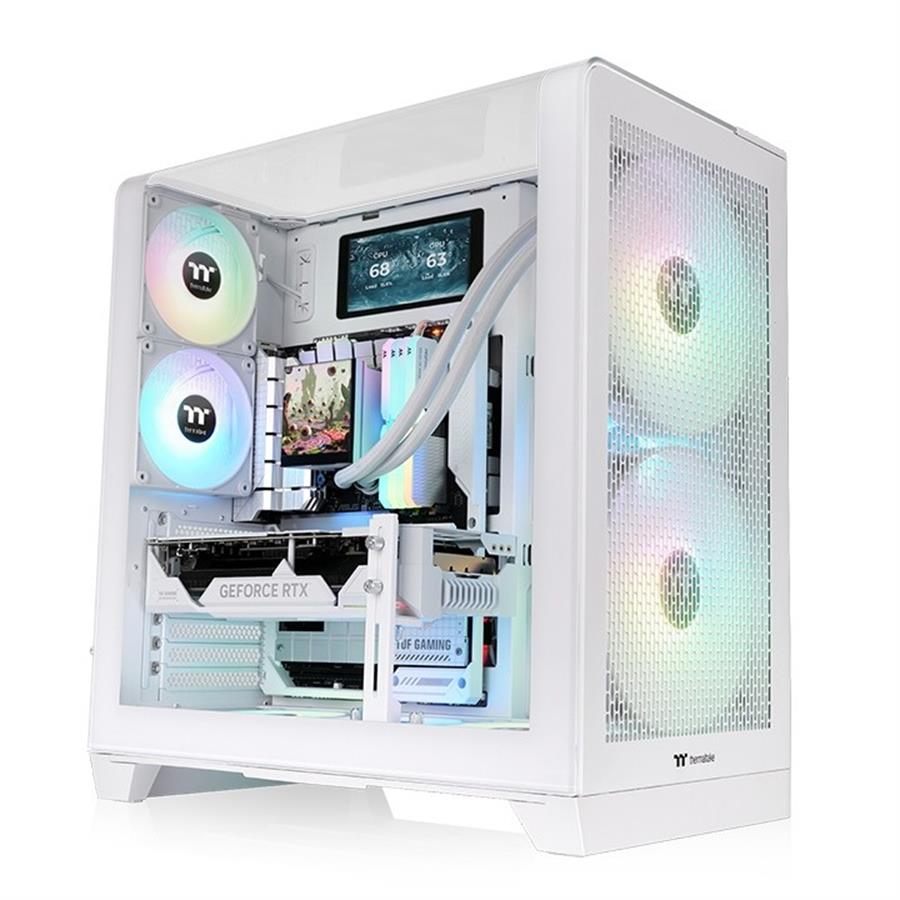 Gabinete TT View 390 Air Mid- TG Curvo Fan x2 (consultar colores disponibles)