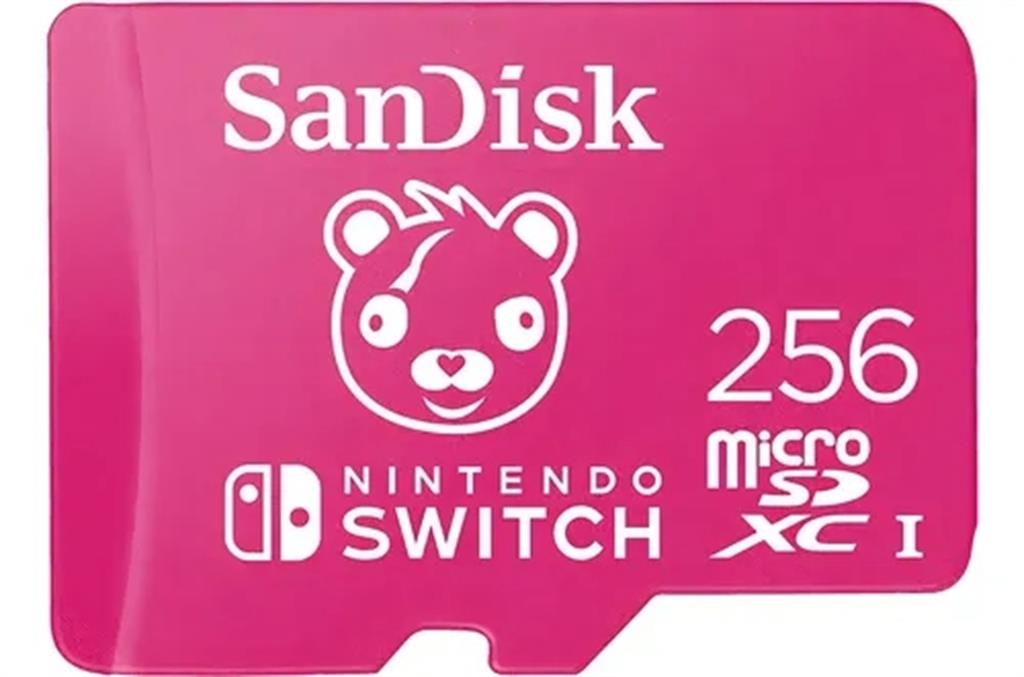 Tarjeta de Memoria Sandisk MicroSDXC 256GB UHS-I Card C10 U3 100Mb for Nintendo Switch Fortnite Edition