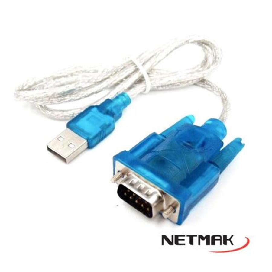 Adaptador USB a serie DB9 Netmak (NM-C14)
