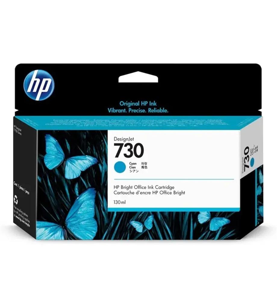 Cartucho de Tinta Plotter HP  730  Cian 130ML