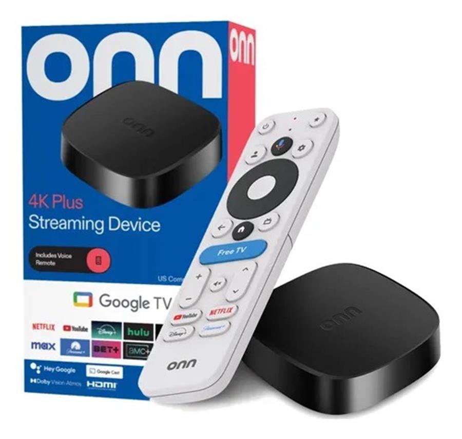 Onn 4K PLUS UHd Streaming Box Google Tv 16gb 2 Gb Ram