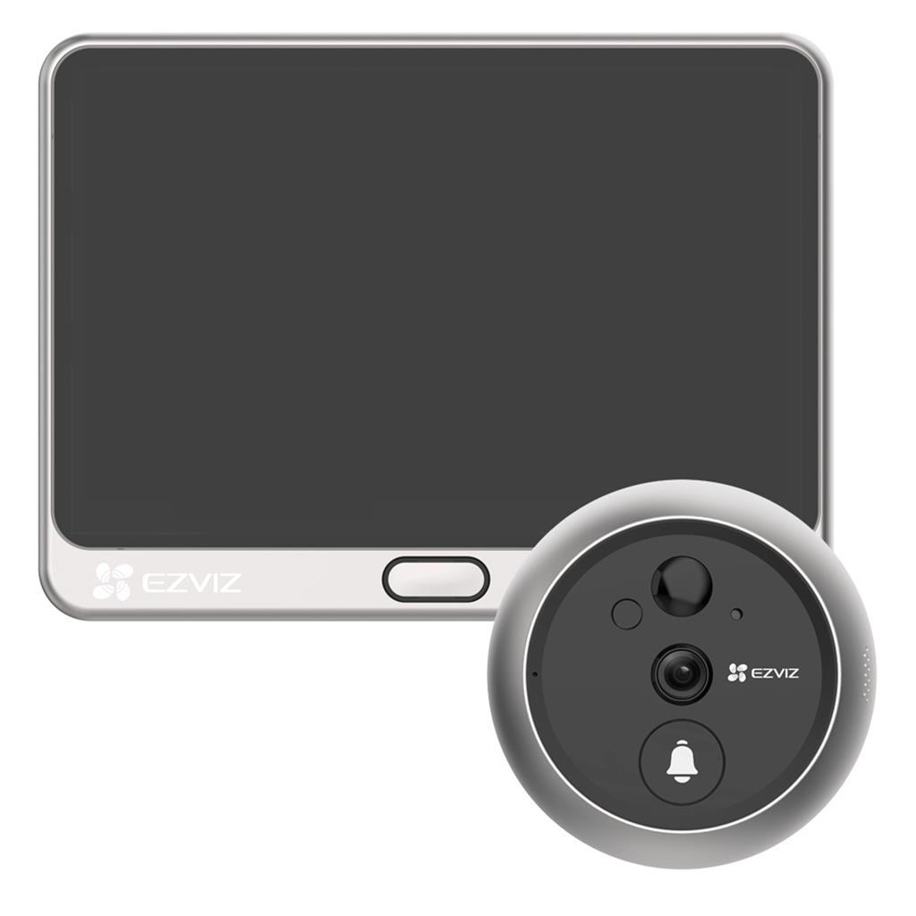 Portero Visor Inalámbrico con mirilla EZVIZ DP2 Pantalla Táctil 4.3"