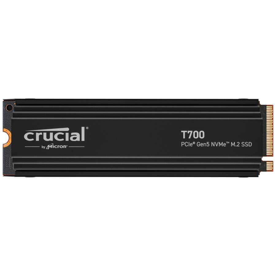 Disco Crucial 2TB T700 M.2 2280 12400MB/s PCIe G5 con disipador