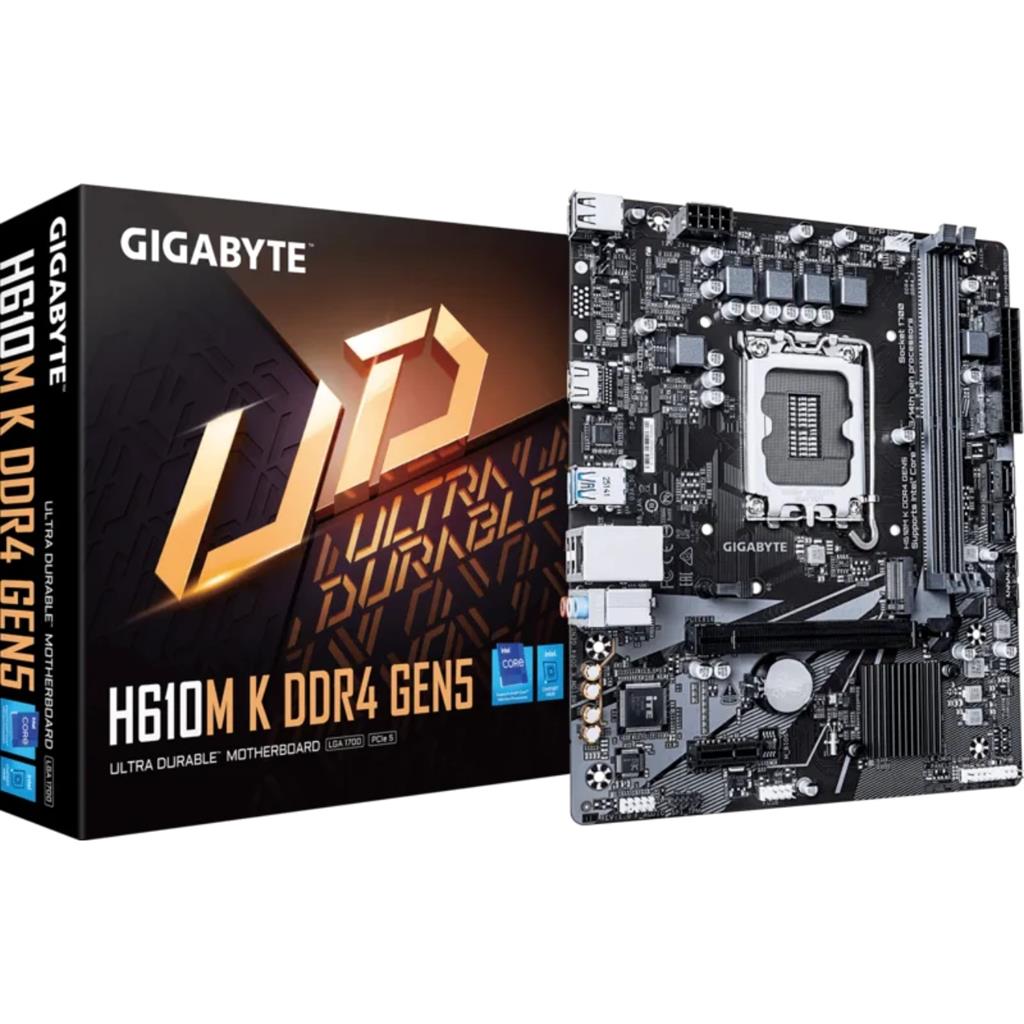 Motherboard GIGABYTE H610M K DDR4 GEN5 LGA1700 DDR4