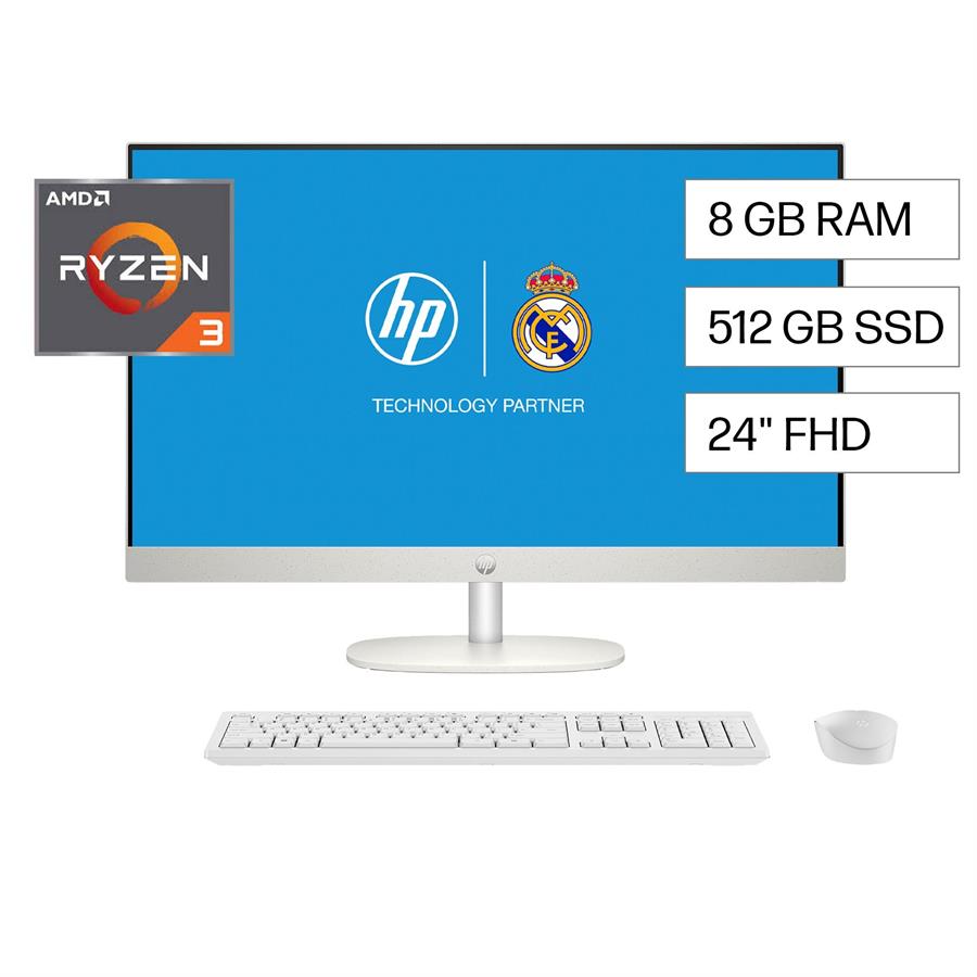 AIO HP 24-CR0235LA R3 7320U 8GB 512 SSD 238 FHD (BP2E5LAAC8)