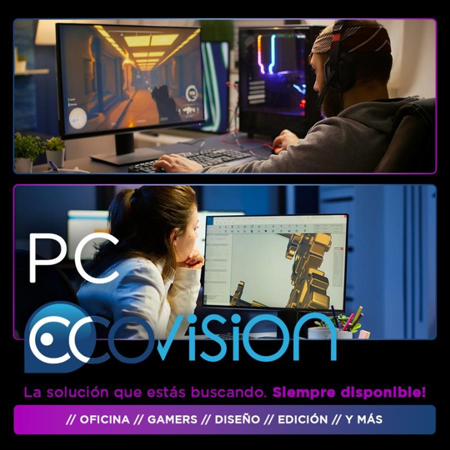 Pc Ecovision Intel I5 10400 + 16Gb + 480Gb