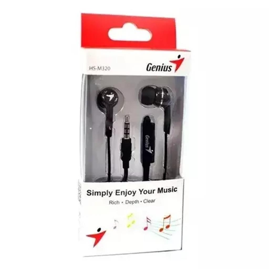 Auricular GENIUS HS-M320 Negro