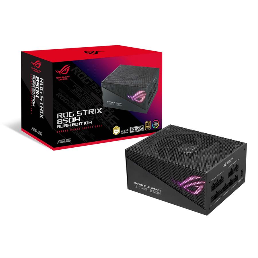 FUENTE ASUS ROG STRIX 850W AURA GAMING 80 PLUS GOLD