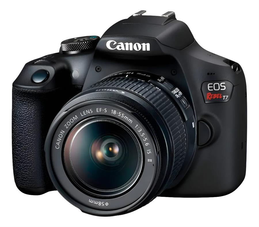 Camara Canon Eos Rebel T7 Cefs 18-55 Is Il Kit